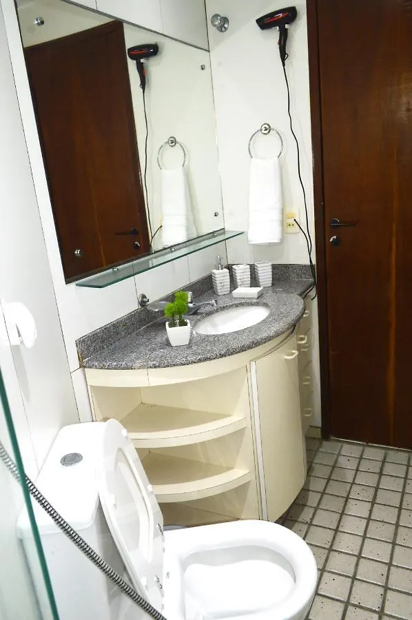 나탈 Apartamento Deluxe Costeira Flat 아파트 0*,  브라질